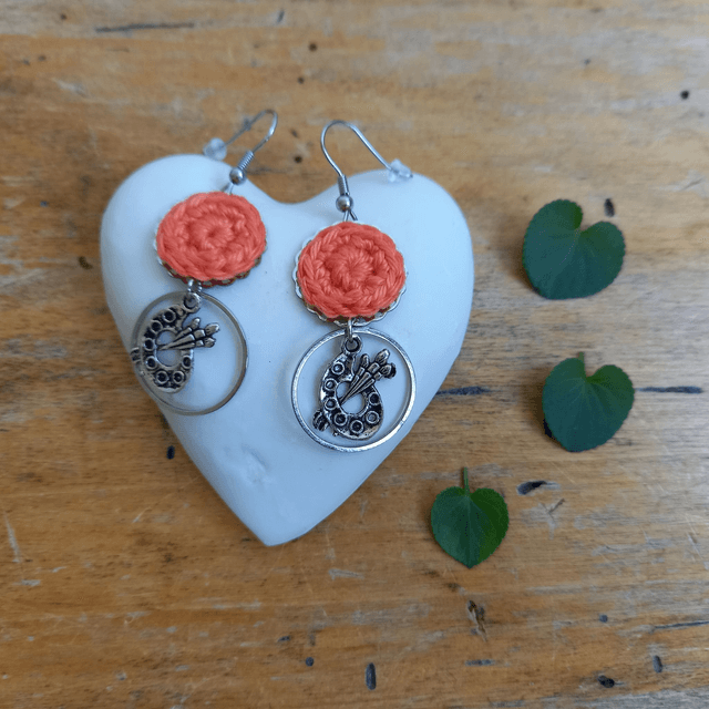 Boucles d'oreille Ce que j'aime vraiment - orange
