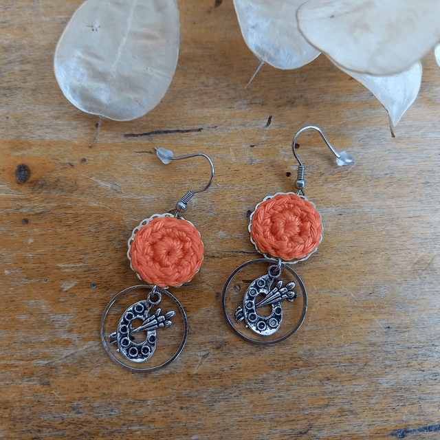 Boucles d'oreille Ce que j'aime vraiment - orange