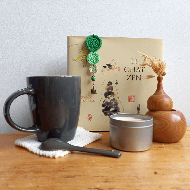 Marque-pages vert et bronze - Tortue