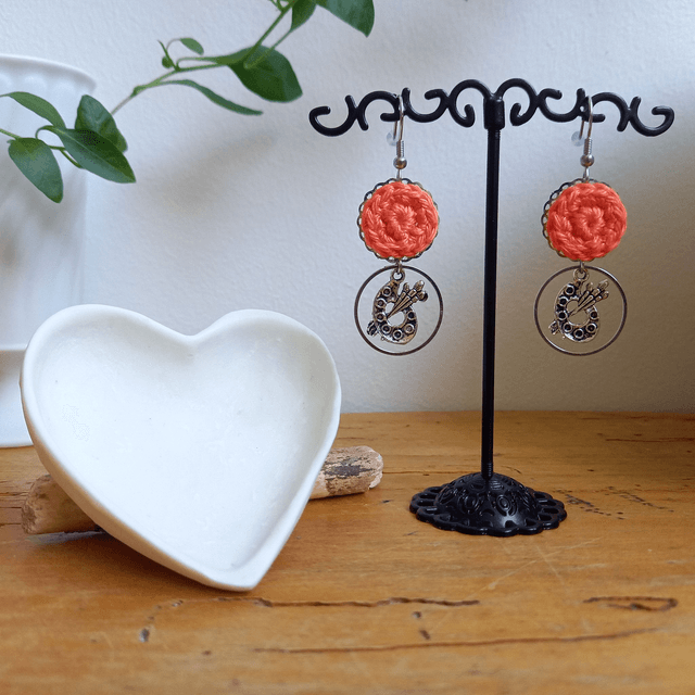 Boucles d&#039;oreille Ce que j&#039;aime vraiment - orange